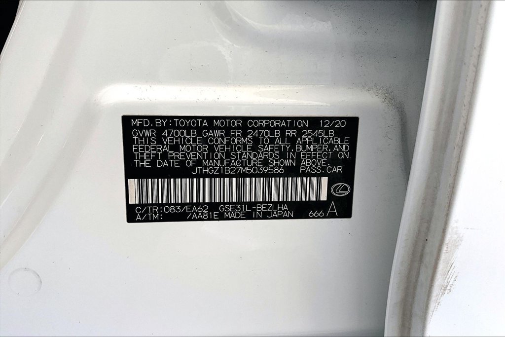 Used 2021 Lexus IS 350 F Sport w/ Navigation Package RWD image 19