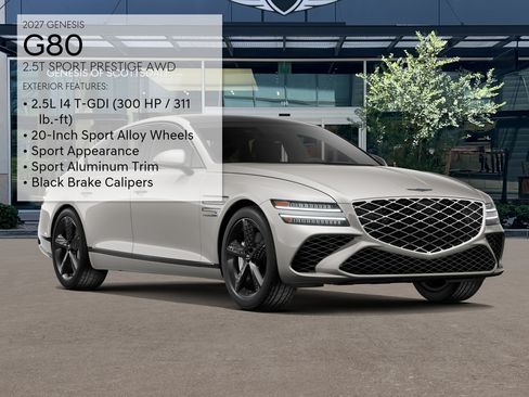 New 2027 Genesis G80 2.5T Sport Prestige AWD/4WD image 3