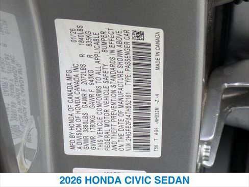 New 2026 Honda Civic Sport image 26