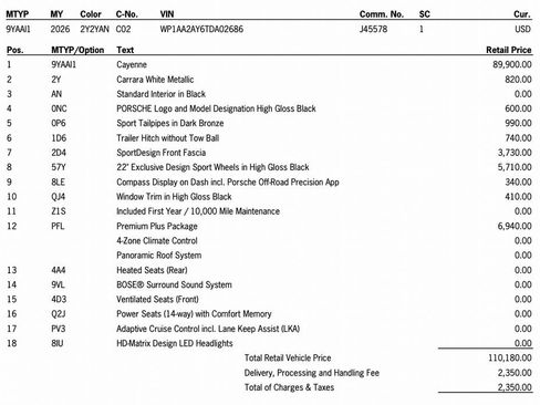 New 2026 Porsche Cayenne image 45