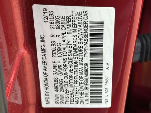 Certified 2020 Acura TLX w/ Technology Package image 25