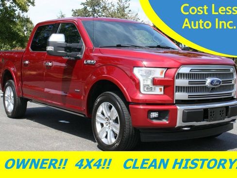 Used 2017 Ford F150 Platinum w/ Equipment Group 701A Luxury AWD/4WD image 2