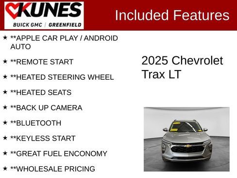 Used 2025 Chevrolet Trax LT w/ LT Convenience Package FWD image 2