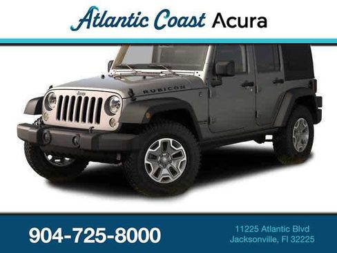 Used 2015 Jeep Wrangler Unlimited Rubicon w/ Connectivity Group AWD/4WD image 1