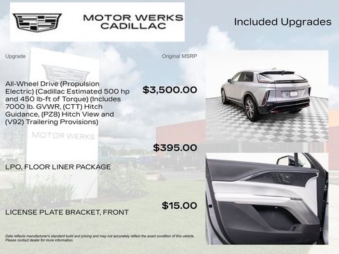 Certified 2024 Cadillac Lyriq Luxury w/ LPO, Floor Liner Package image 9