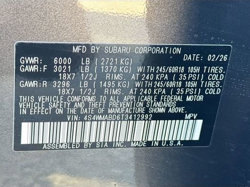 New 2026 Subaru Ascent Premium image 42