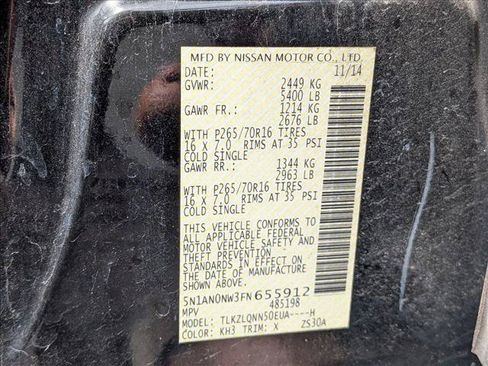 Used 2015 Nissan Xterra X AWD/4WD image 20