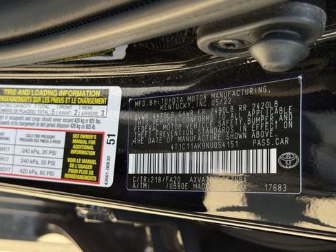 Used 2022 Toyota Camry LE FWD image 31