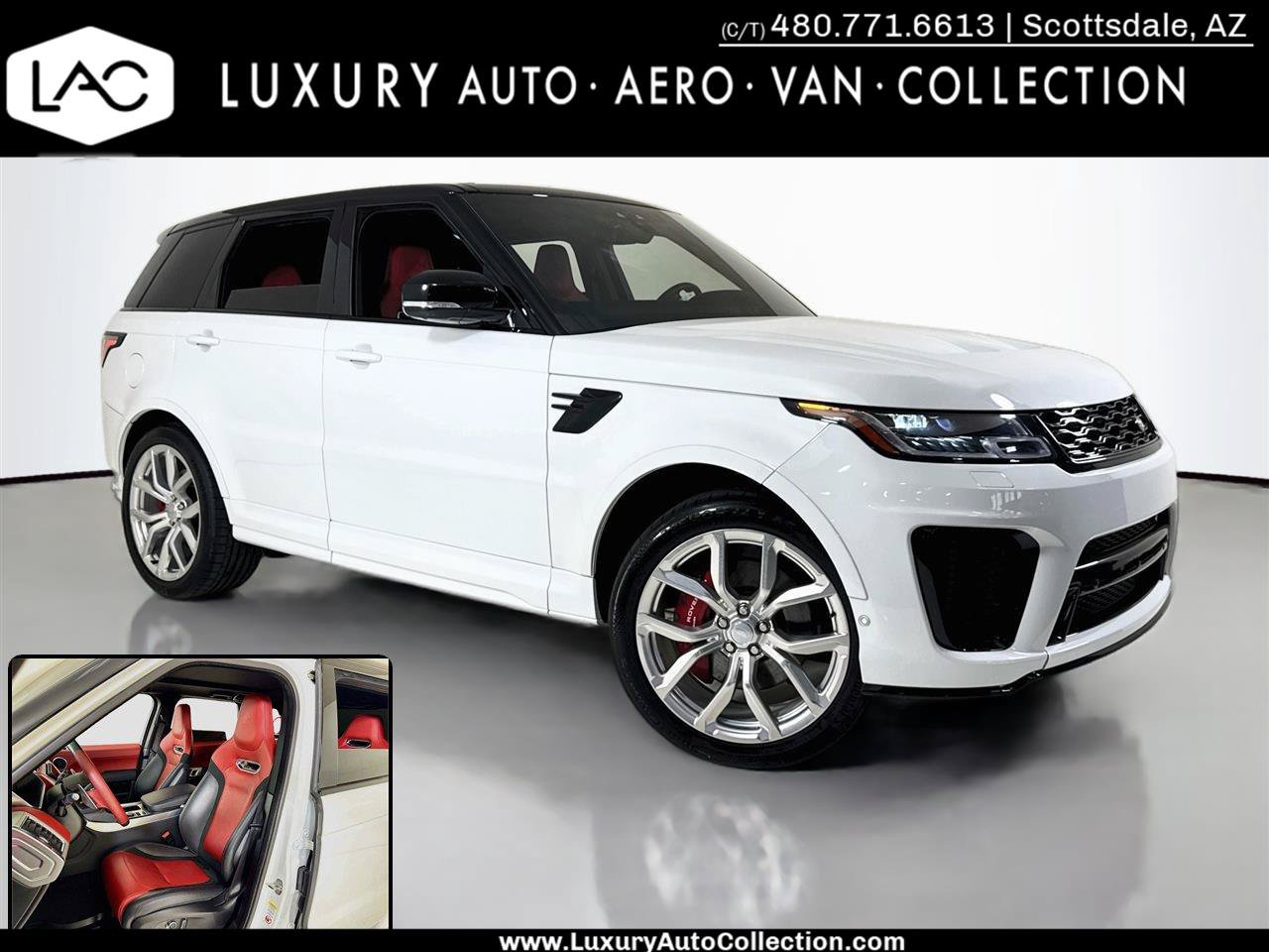 Used 2022 Land Rover Range Rover Sport SVR AWD/4WD image 1