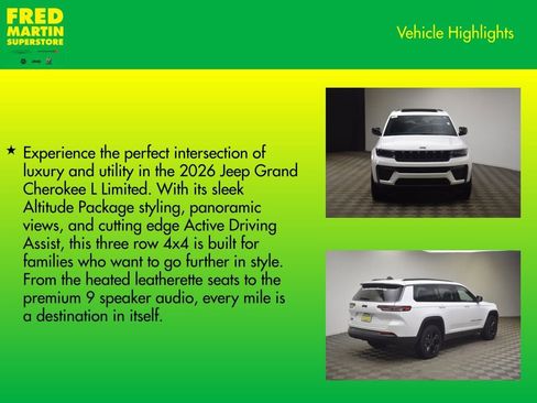 New 2026 Jeep Grand Cherokee L Limited image 7