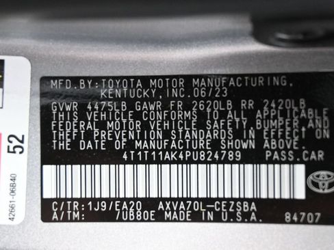 Used 2023 Toyota Camry SE w/ Convenience Package FWD image 13
