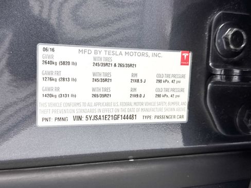 Used 2016 Tesla Model S 90D AWD/4WD image 37