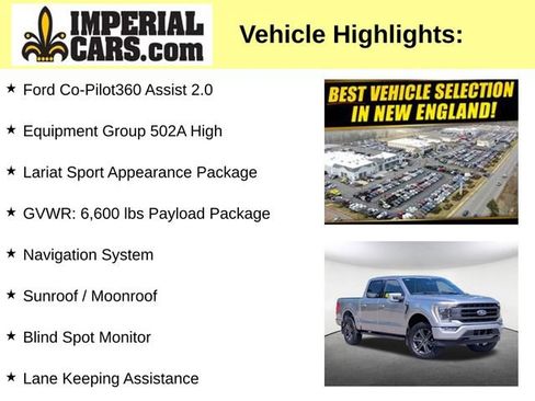 Used 2023 Ford F150 Lariat w/ Equipment Group 502A High AWD/4WD image 8