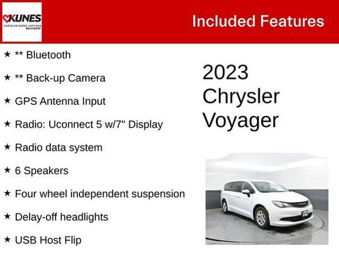 Used 2023 Chrysler Voyager LX FWD image 3