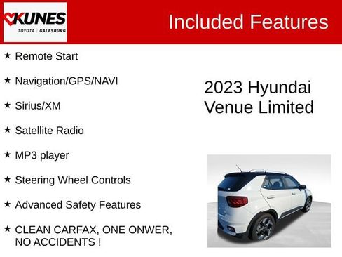 Used 2023 Hyundai Venue Limited image 3