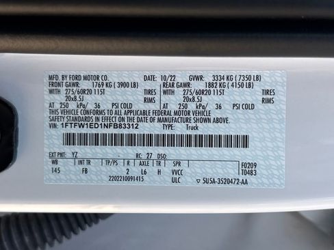 Used 2022 Ford F150 XLT w/ Equipment Group 302A High image 30