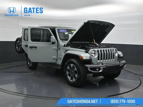 Used 2023 Jeep Wrangler Unlimited Sahara w/ Cold Weather Group AWD/4WD image 57