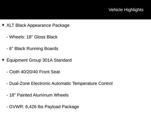 New 2026 Ford F150 XLT w/ XLT Black Appearance Package RWD image 11