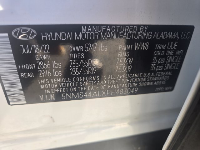 Used 2023 Hyundai Santa Fe Limited w/ Cargo Package FWD image 24