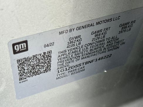 Certified 2022 Chevrolet Malibu LT image 32