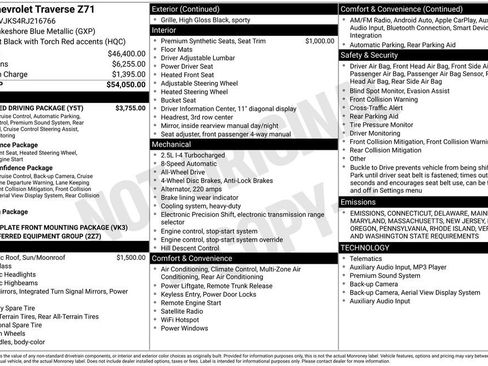 Used 2024 Chevrolet Traverse Z71 w/ Enhanced Driving Package image 6