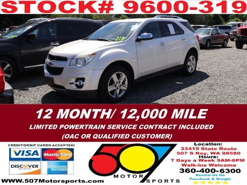 Used 2015 Chevrolet Equinox LTZ AWD/4WD image 2