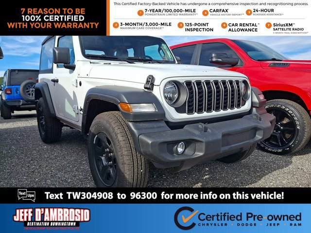 Certified 2026 Jeep Wrangler Sport AWD/4WD image 1