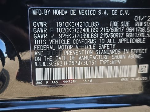 Used 2023 Honda HR-V LX image 36