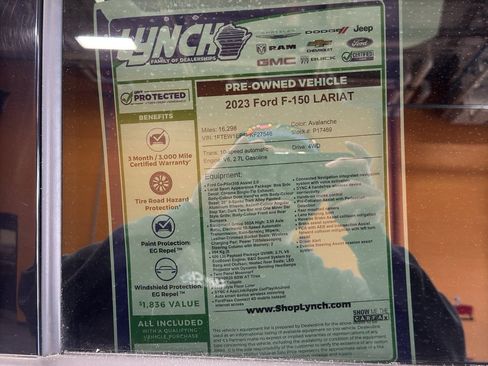 Used 2023 Ford F150 Lariat w/ Equipment Group 502A High image 42