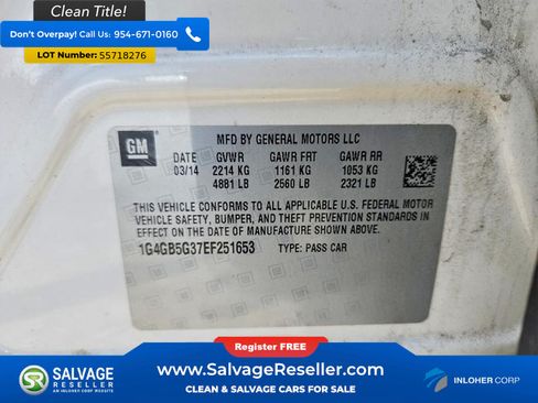 Used 2014 Buick LaCrosse Leather FWD image 16