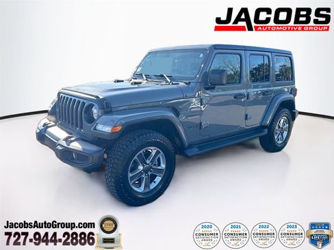 Used 2021 Jeep Wrangler Unlimited Sahara image 1