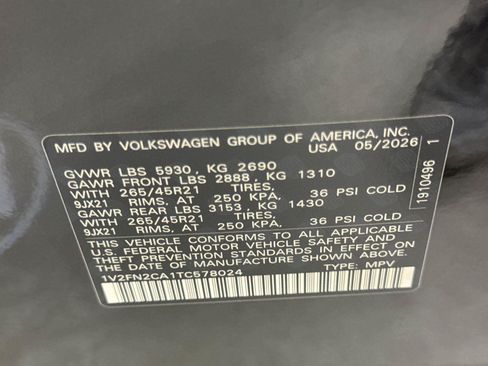 New 2026 Volkswagen Atlas SEL Premium R-Line AWD/4WD image 28
