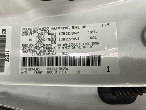 Used 2026 Toyota Tundra Platinum AWD/4WD image 12