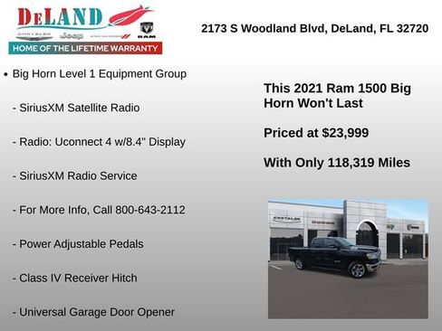 Used 2021 RAM 1500 Big Horn image 4