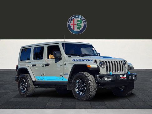 Used 2023 Jeep Wrangler Unlimited Rubicon 4xe w/ Steel Bumper Group image 1