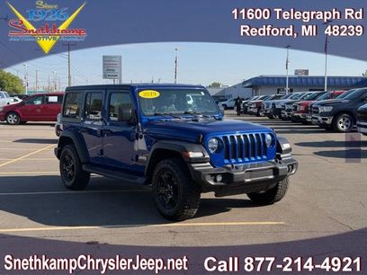 Certified 2019 Jeep Wrangler Unlimited Sport S