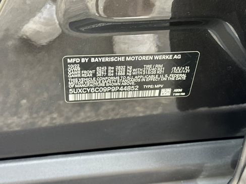 Used 2023 BMW X6 xDrive40i w/ Climate Comfort Package image 35