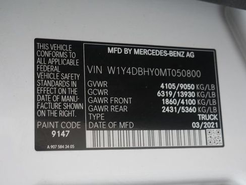 Used 2021 Mercedes-Benz Sprinter 2500 image 21
