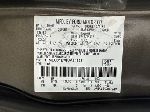 Used 2008 Ford Explorer Sport Trac XLT image 29