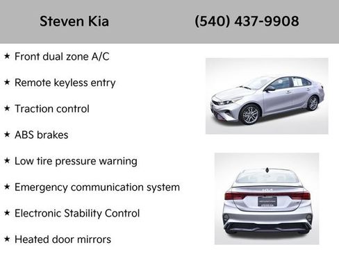 Certified 2023 Kia Forte GT-Line w/ GT-Line Premium Package FWD image 8