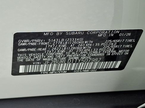 New 2026 Subaru Outback Wilderness AWD/4WD image 13