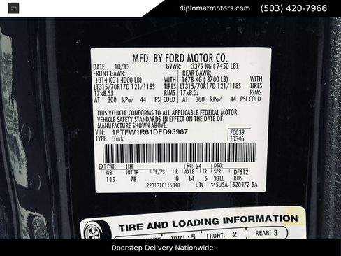 Used 2013 Ford F150 Raptor w/ Luxury Equipment Group AWD/4WD image 56