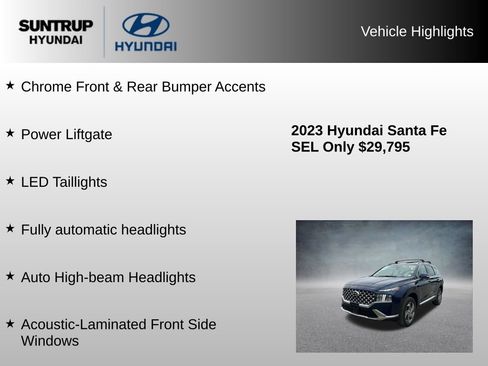 Used 2023 Hyundai Santa Fe SEL w/ Premium Package AWD/4WD image 21