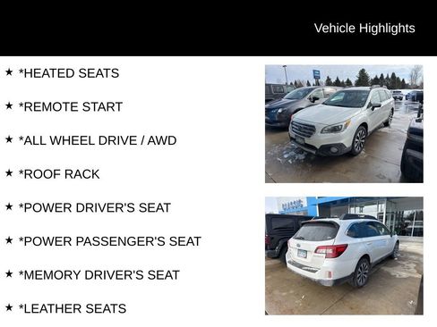 Used 2015 Subaru Outback 2.5i Limited image 4