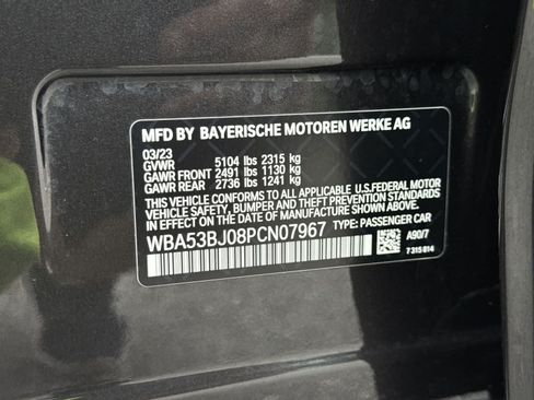 Used 2023 BMW 540i w/ M Sport Package RWD image 43