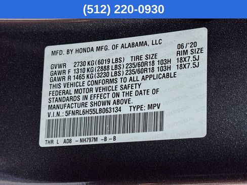 Used 2020 Honda Odyssey EX image 40