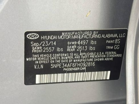Used 2015 Hyundai Sonata Sport w/ Option Group 04 FWD image 32