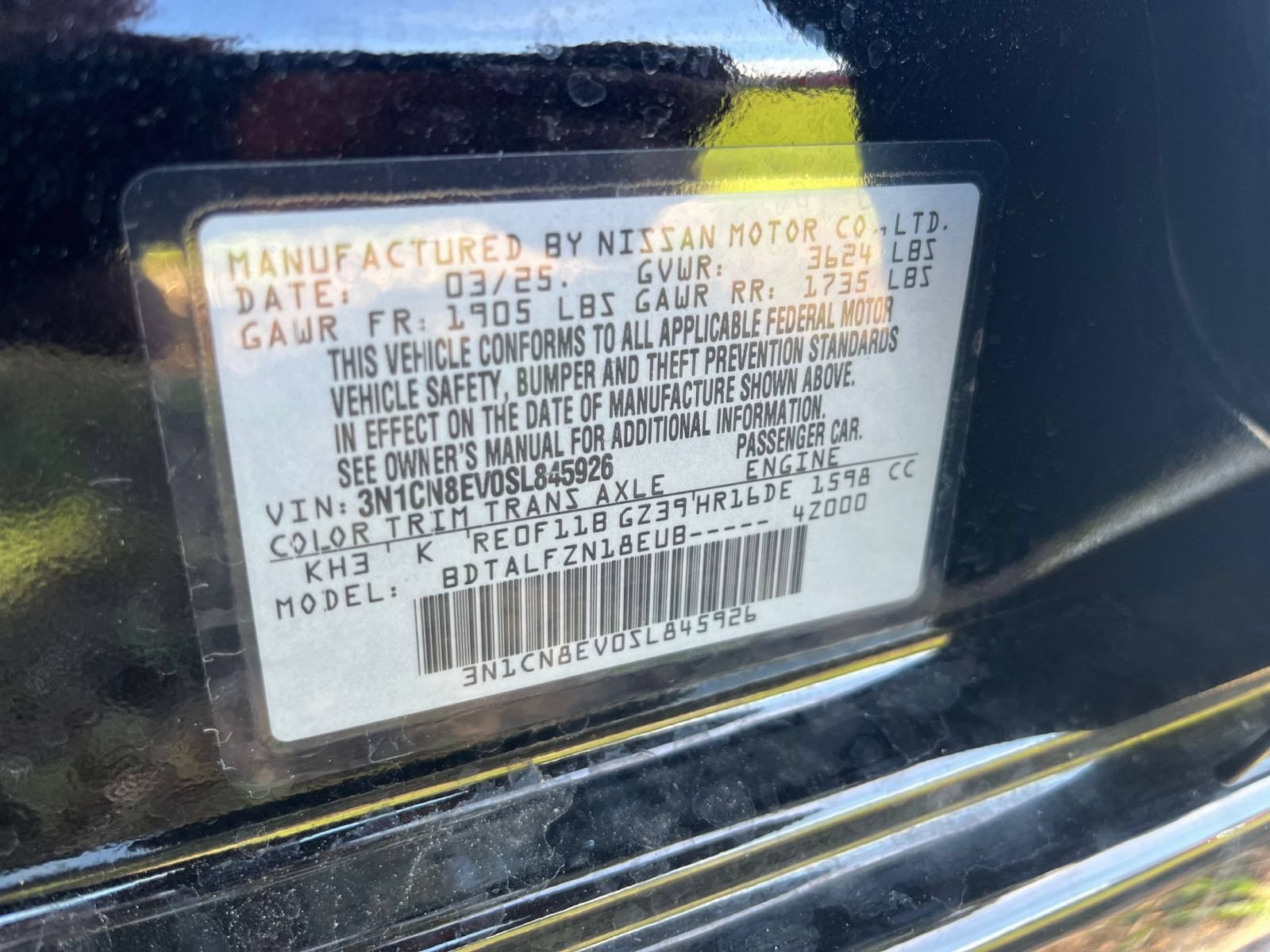 Used 2025 Nissan Versa SV FWD image 26