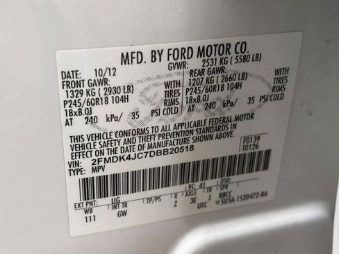 Used 2013 Ford Edge SEL AWD/4WD image 36