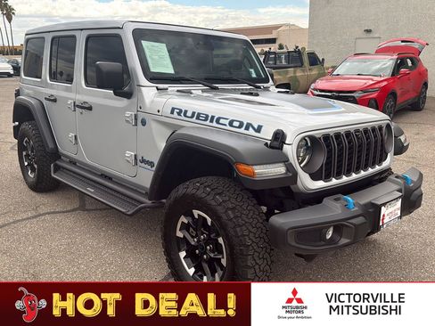 Used 2024 Jeep Wrangler Unlimited Rubicon 4xe w/ Technology Group AWD/4WD image 1